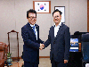 손병복 울진군수, 해양수산부 김성범 차관과 면담