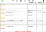 울진군 주간행사계획표 (2026. 5. 4.~2026. 5. 10.)