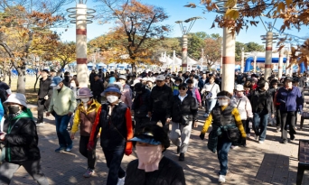 늦가을 울진을 걷다, 건강걷기대회에 2,000여 명 발길